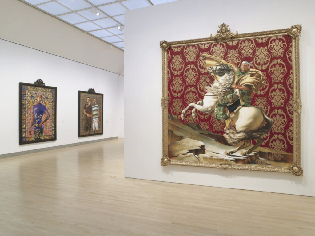 Kehinde Wiley. Installation view of A New Republic (exhibition).